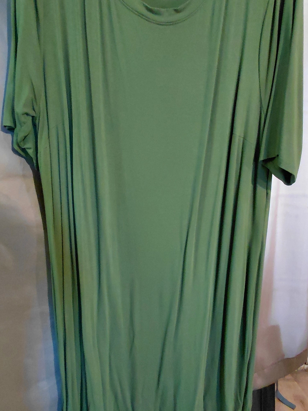 Ava & Viv Olive Green Crewneck Tee Dress